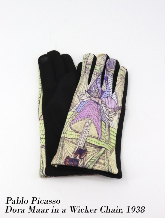 Oil Painting Design Touch Screen Glove